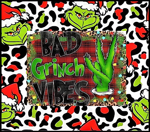 Bad Grinch Vibes Tumbler