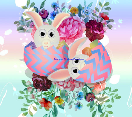 Bunnies in Eggs Tumbler-Mohave Custom Creations