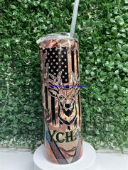 Camo Buck Tumbler-Mohavecustomcreations