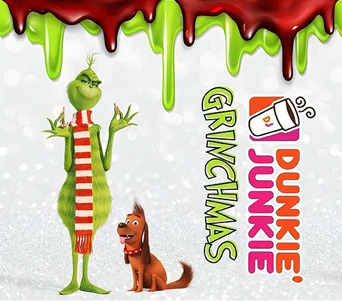 Dunkie Junkie Grinch Tumbler