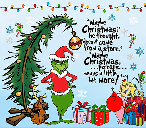 Tumbler - The Grinch Quote Tumbler #3