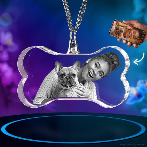 Necklace Pet Bone 3D