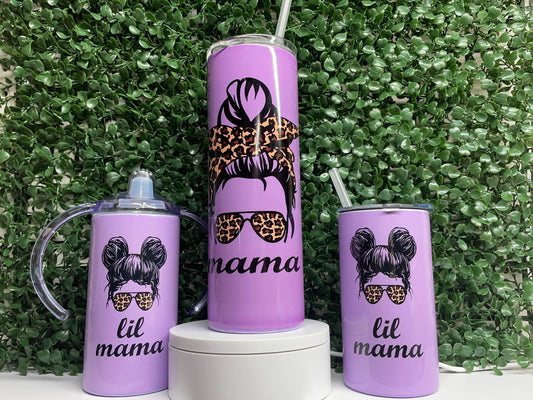 Mommy and Me matching cups-Mohave Custom Creations